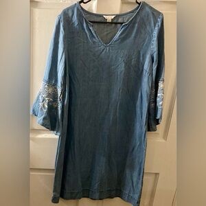Blue Denim Mini Dress